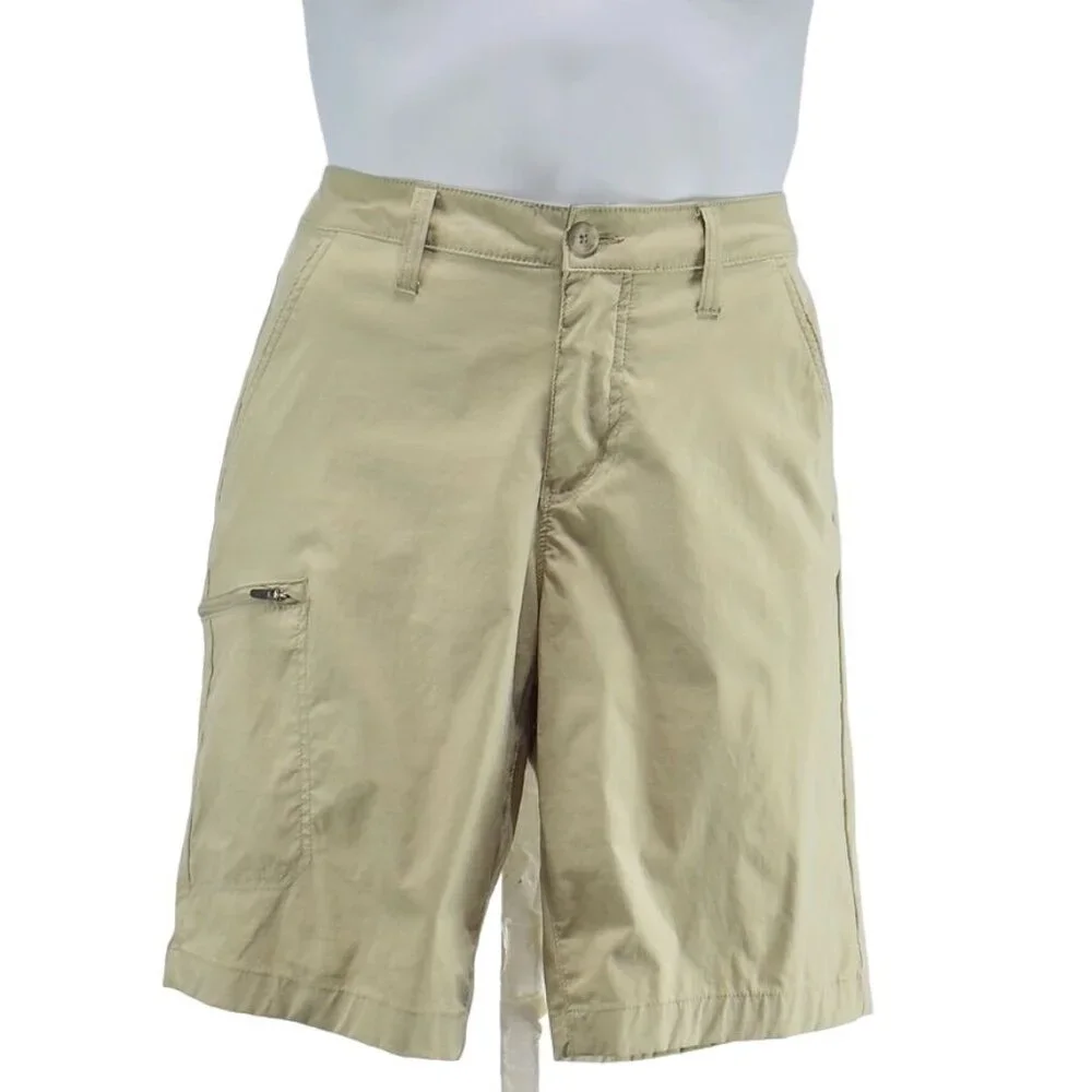 WEATHERPROOF Vintage Men's Regular Fit Khaki Cargo Shorts Nylon/Spandex Size 32 - Picture 10 of 10